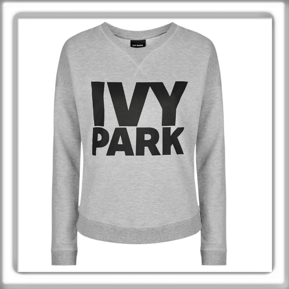 Ivy Park Heather Gray Crewneck Sweatshirt Women’s Size Small